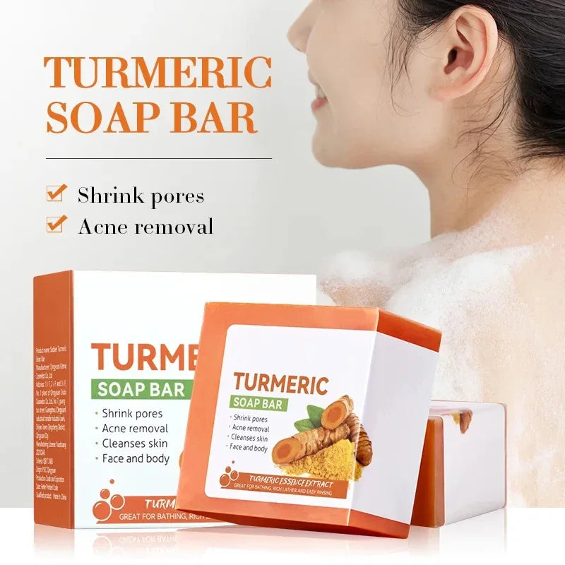 Handmade Turmeric Soap for Brightening and Skin Care