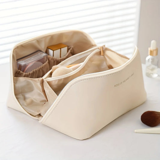 Makeup Organizer Kit Bag – Luxury Travel Cosmetic Bag & Toiletry Case for Women