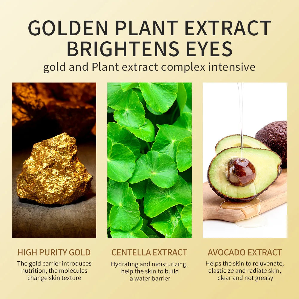 Avocado Golden Collagen Eye Masks